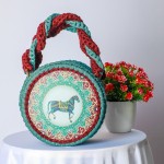 Mellow Crochet Bag, Printed acrylic